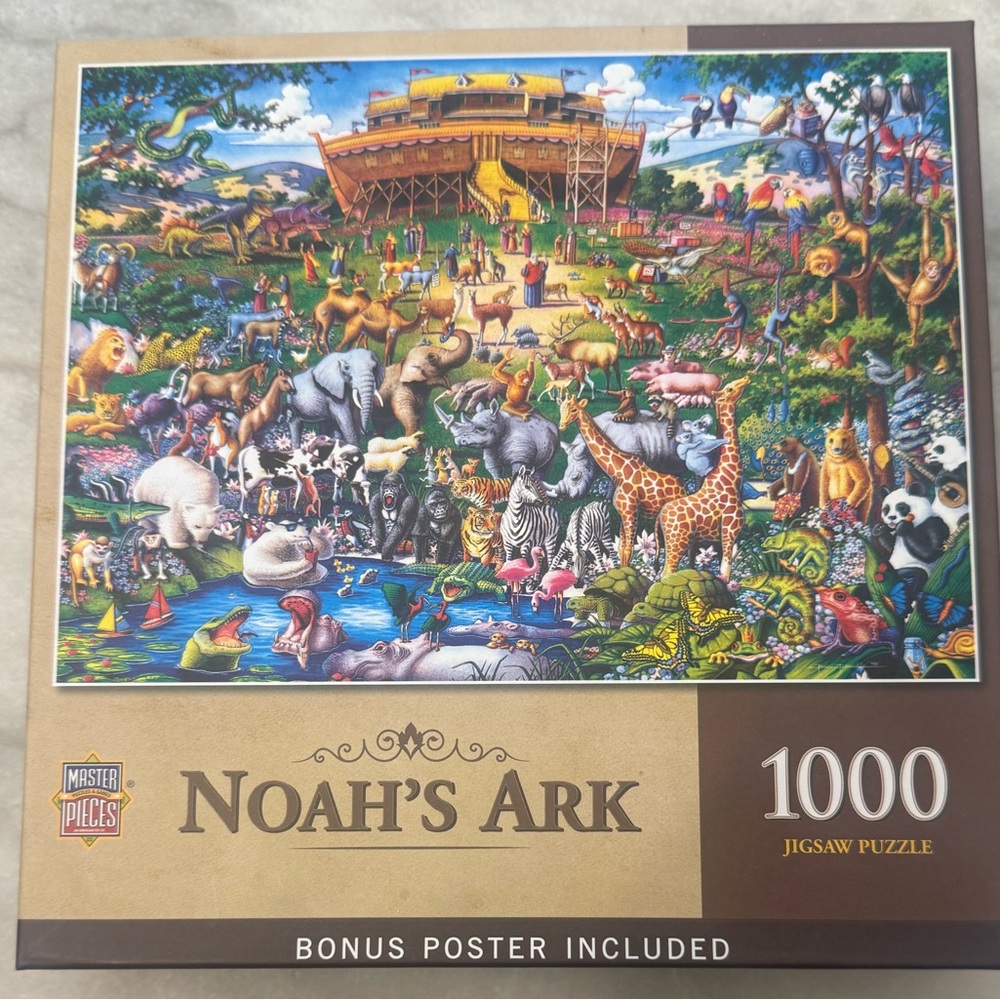Noah's Ark Jigsaw Puzzle - 1000 Pieces - Multicolor